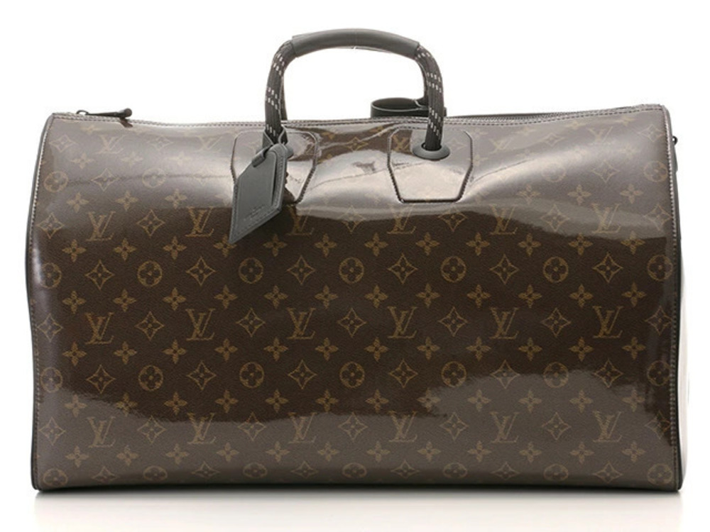 LOUIS VUITTON Bag Boston Keepall Bandouliere Monogram Glaze Limited Edition